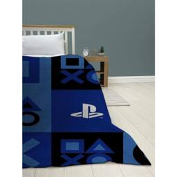 Playstation Fleece Icons Blanket in Royal - Size: Crib - thumbnail 3