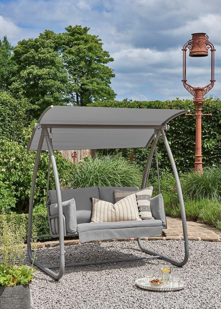 Newmarket Two Seat Swing in Grey by Debenhams