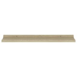 Berkfield Home Wall Shelves 4 pcs Sonoma Oak 80x9x3 cm in Brown - Size: 80 x 9 x 3 cm - thumbnail 6