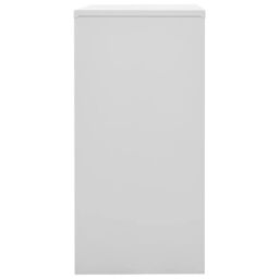 Berkfield Home Locker Cabinets 2 pcs Light Grey & Red 90x45x92.5 cm Steel - thumbnail 4