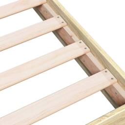 Berkfield Home Bed Frame without Mattress Sonoma Oak 160x200 cm Engineered Wood in Light Oak - thumbnail 7