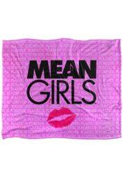 Mean Girls (2024) Musical Logo Plastic Forever Silky Touch Super Soft Throw Blanket 152 X 127 cm in White