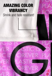 Mean Girls (2024) Musical Logo Plastic Forever Silky Touch Super Soft Throw Blanket 152 X 127 cm in White - thumbnail 4