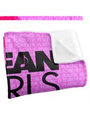Mean Girls (2024) Musical Logo Plastic Forever Silky Touch Super Soft Throw Blanket 152 X 127 cm in White - thumbnail 3