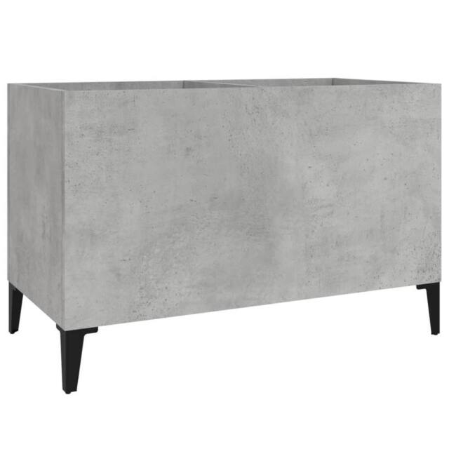 Berkfield Home Record Cabinet Concrete Grey 74.5x38x48 cm Engineered Wood - image 1