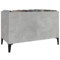Berkfield Home Record Cabinet Concrete Grey 74.5x38x48 cm Engineered Wood - thumbnail 4