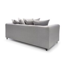 Abakus Direct Darcy 2 Seater Sofa in Smart Linen Fabric 4 colours in Light Grey - thumbnail 3