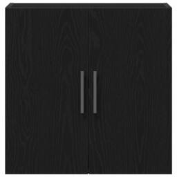 Berkfield Home Wall Cabinet Black Oak 60x31x60 cm Engineered Wood - Size: 60 x 31 x 60 cm - thumbnail 6