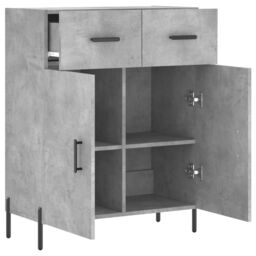Berkfield Home Sideboard Concrete Grey 69.5x34x90 cm Engineered Wood - thumbnail 5