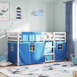 Berkfield Home Bunk Bed without Mattress Blue 80x200 cm Solid Wood Pine