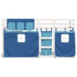 Berkfield Home Bunk Bed without Mattress Blue 80x200 cm Solid Wood Pine - thumbnail 5