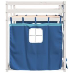 Berkfield Home Bunk Bed without Mattress Blue 80x200 cm Solid Wood Pine - thumbnail 6