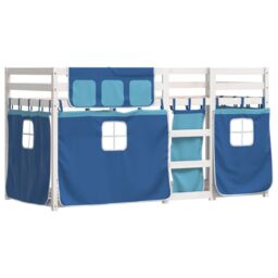 Berkfield Home Bunk Bed without Mattress Blue 80x200 cm Solid Wood Pine - thumbnail 3