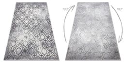 RugsX Noble Rug in Grey - Size: 80 cm x 150 cm - thumbnail 2