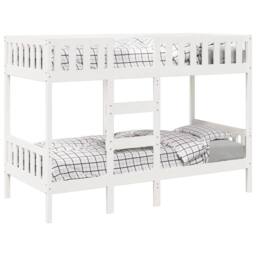 Berkfield Home Stable Bunk Bed White 90x190 cm Solid Wood Pine - thumbnail 4