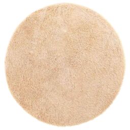 Berkfield Home Shaggy Rug High Pile NAVARRA Beige 100x100 cm Polyester - Size: Medium - thumbnail 2