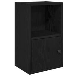 Berkfield Home Durable Bookcase Black Oak 31x24x52 cm Engineered Wood - Size: 31 x 24 x 52 cm - thumbnail 3