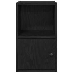 Berkfield Home Durable Bookcase Black Oak 31x24x52 cm Engineered Wood - Size: 31 x 24 x 52 cm - thumbnail 5