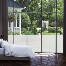 Berkfield Home Pure Frosted Privacy Window Film Milk Glass Adhesive 0.9x20 m in White - thumbnail 6
