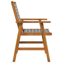 Berkfield Home Attractive Garden Chairs 2 pcs Solid Acacia Wood in Brown - thumbnail 6