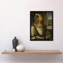 Artery8 Albrecht Durer Self Portrait at the Age of Twenty Six Framed Art Print - Size: A4 - thumbnail 2