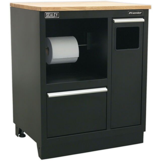 Loops 775mm Heavy Duty Multifunction Modular Floor Cabinet - Steel Construction in Metallics - image 1