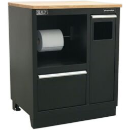 Loops 775mm Heavy Duty Multifunction Modular Floor Cabinet - Steel Construction in Metallics - thumbnail 1