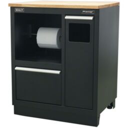 Loops 775mm Heavy Duty Multifunction Modular Floor Cabinet - Steel Construction in Metallics - thumbnail 5
