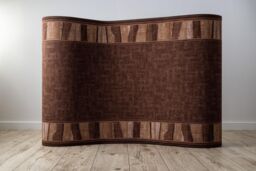 RugsX Anti-Slip Linea Runner in Brown - Size: 100 cm x 490 cm - thumbnail 4
