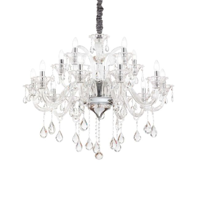 Netlighting Colossal 15 Light Chandelier Clear Glass E14