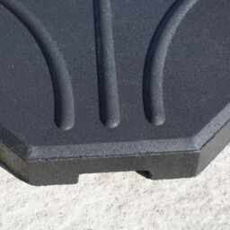 Rowlinsons Overhang Parasol Base Weights (Pack of 2) - L6 x W47 x H47 cm in Black - thumbnail 4