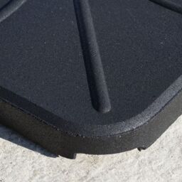 Rowlinsons Overhang Parasol Base Weights (Pack of 2) - L6 x W47 x H47 cm in Black - thumbnail 2
