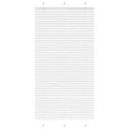 Berkfield Home Pleated Blind White 110x200 cm Fabric Width 109.4 cm Polyester - thumbnail 2