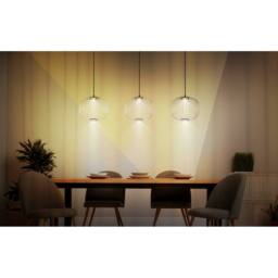 Netlighting Galway Bar Pendant Ceiling Light Nickel Matt 3x LED 3000K in Grey - thumbnail 6