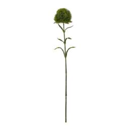 Lemon Pavilion Furniture and Decor Dark Dianthus (Single Stem Flower) - Plastic - Height 53 cm - Green