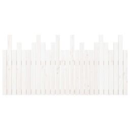 Berkfield Home Wall Headboard White 166x3x80 cm Solid Wood Pine - Size: 166 x 3 x 80 cm - thumbnail 5