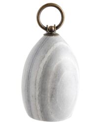 Dibor Contemporary Antique Doorstop Grey Marble Heavy Weight Decorative Door Stop - thumbnail 2