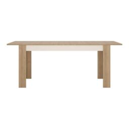 Furniture To Go Lyon Large Extending Dining Table 160-200cm in White - thumbnail 2