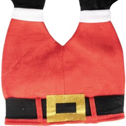 Shatchi Santa's Legs Hat Playful Christmas Hat for Adding Fun to Your Holiday Look in Red