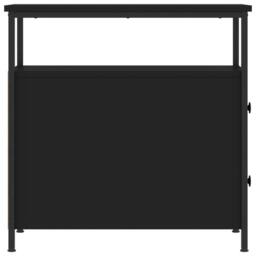 Berkfield Home Durable Bedside Cabinet Black 30x60x60 cm Engineered Wood - Size: 30 x 60 x 60 cm - thumbnail 7