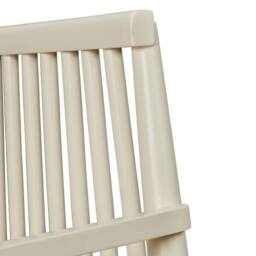 Statement Furniture Queensbury Bench with Back, Wooden Bench Seat in Cream - thumbnail 8