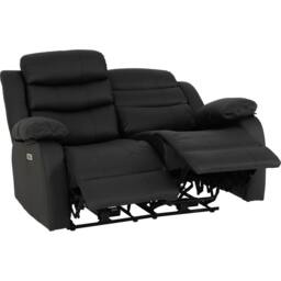 Seconique Roma 3+2 Electric Recliner Suite in Black - thumbnail 8