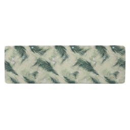Benjamin Tate Design Feathers Fantastic Birds With Decorative Ornaments Runner Rug in Natural - Size: 67 cm x 230 cm - thumbnail 1