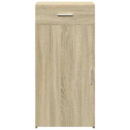 Berkfield Home Sideboard Sonoma Oak 45x42.5x93 cm Engineered Wood in Light Tan - thumbnail 4