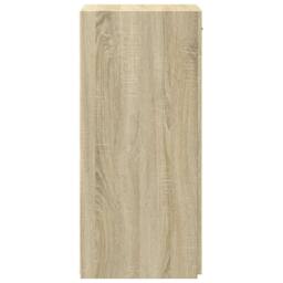 Berkfield Home Sideboard Sonoma Oak 45x42.5x93 cm Engineered Wood in Light Tan - thumbnail 5