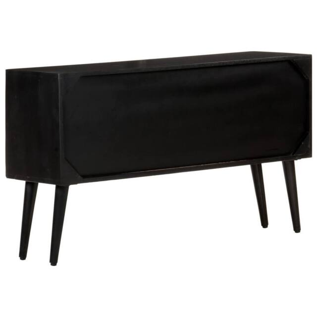 Berkfield Home Sideboard 110x33x64 cm Solid Mango Wood in Brown - Size: 110 x 33 x 64 cm - image 1