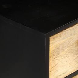 Berkfield Home Sideboard 110x33x64 cm Solid Mango Wood in Brown - Size: 110 x 33 x 64 cm - thumbnail 7