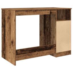 Berkfield Home Modern Desk Old Wood 102x76x50 cm Engineered Wood in Brown - Size: 102 x 76 x 50 cm - thumbnail 6