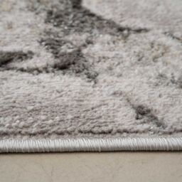 Kukoon Grey Gold Marble Effect Modern living Area Rug - Size: 80 cm x 150 cm - thumbnail 6