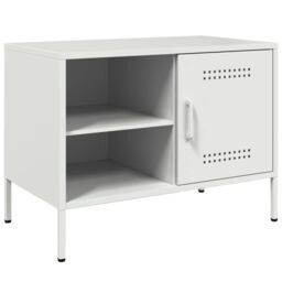 Berkfield Home TV Cabinets 2 pcs White 68x39x50.5 cm Steel - thumbnail 6